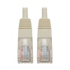 Tripp Lite 10FT RJ45 Male to RJ45 Male Cat5e 350MHz Molded UTP Patch Cable - White