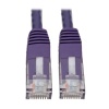 Tripp Lite 6FT RJ45 Male to RJ45 Male Premium Cat6 Gigabit Molded Patch Cable - Purple
