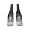 Tripp Lite 1FT RJ45 Male to RJ45 Male Cat6 Gigabit Snagless Molded UTP Patch Cable - Black