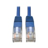 Tripp Lite 20FT RJ45 Male to RJ45 Male Cat5e 350MHz Molded UTP Patch Cable - Blue