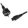 StarTech 2M Schuko CEE7 to C5 Clover Leaf 3 Prong European Laptop Power Cord – Image