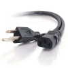 C2G 6ft 16 AWG NEMA 5-15P to IEC320 C13 Universal Power Cable - Black Image