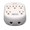 Tripp Lite 5 Outlet Wallmount 1080 Joules Direct Plug Surge Protector - Gray Image