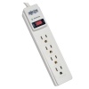 Tripp Lite 4FT 4 Outlet 450 Joule Surge Protector - Gray