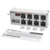 Tripp Lite 25FT 8 Outlet Isobar 3840 Joules Metal Surge Protector - White Image