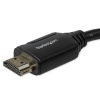 StarTech 0.5FT HDMI Male to HDMI Female Cable - Black Image