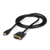 StarTech 6FT HDMI Male to DVI-D Male Adapter Cable - Black Image