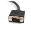 StarTech 6FT DVI-I to DVI-D and HD15 VGA Video Splitter Cable - Black Image