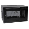 Tripp Lite SmartRack 19-Inch 6U Low Profile Wall Mountable Rack Enclosure Cabinet - Black