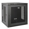 Tripp Lite 19-Inch 12U Wall Mountable Rack Enclosure Server Cabinet with Swinging Hinged Door - Black Image