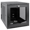 Tripp Lite SmartRack 12U Server Depth Wall Mountable Rack Enclosure Cabinet with Clear Acrylic Window - Black Image