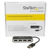 StarTech 4 Port Portable USB2.0 Hub with Built-in Cable Image