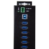 StarTech 10 Port USB Hub with Power Adapter - Black Image