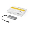 StarTech 3-Port USB Hub with Gigabit Ethernet RJ45 Port  - Black, Grey Image