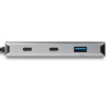StarTech 4-Port USB-C with USB-A Hub - Black, Grey Image