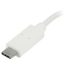 StarTech 4-Port USB C with USB-A Hub - White Image