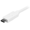 StarTech 4-Port USB Type-C with USB Type-A Hub - White Image