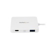 StarTech 4-Port USB Type-C with USB Type-A Hub - White Image