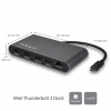 StarTech Dual 4K Monitor Mini Thunderbolt 3 Dock with HDMI Docking Station Image