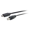 C2G 10FT USB Type-C Male to USB Type-B Male Cable - Black Image
