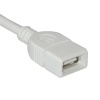 C2G 3FT USB Type-A Male to USB Type-A Female Extension Cable - White Image
