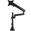 StarTech Pole Mount Full Motion Desk Clamp Grommet Single Monitor Arm - Up To 34-Inch Screen Image