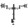 StarTech C-Clamp Desk Mount Articulating Dual Monitor Arm - Up To 32-Inch Display Image