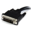 StarTech 8IN DVI Male to VGA Female Cable Adapter - Black Image