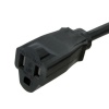 StarTech 6FT NEMA 5-15R Female to NEMA 5-15P Male Power Cord Extension Cable - Black Image