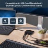 StarTech Portable USB-C Dock with 4K HDMI Multiport Adapter - Black Image