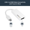 StarTech USB3.1 Type-C to HDMI  Adapter - White Image