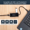 StarTech USB Type-C to Ethernet Gigabit Adapter - Black Image