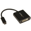 StarTech USB Type-C Male to DVI Female Adapter - Black Image