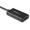 StarTech 9.9IN DisplayPort Male To HDMI Female Adapter with HDR - Black Image