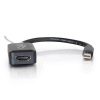 C2G 8IN Mini DisplayPort Male to HDMI Female Adapter Cable - Black Image