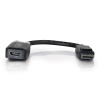C2G 8IN DisplayPort Male to HDMI Female Adapter - Black Image