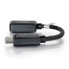 C2G 8IN DisplayPort Male to HDMI Female Adapter - Black Image