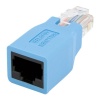 StarTech Cisco Console Rollover RJ-45 Male to RJ-45 Female Adapter For RJ45 Ethernet Cable - Blue Image