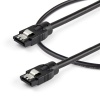 2FT StarTech SATA Round Latched to SATA Round Cable - Black Image