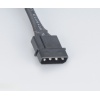 1FT Akasa Molex 4-Pin to Molex 4-Pin Internal Power Cable - Black Image