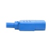 2FT Tripp Lite C14 To C13 Heavy Duty Power Extension Cable - Blue Image