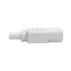 3FT Tripp Lite C14 To C13 Power Extension Cable - White Image