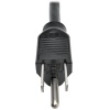 1FT Tripp Lite NEMA 5-15P To 2 x NEMA 5-15R Y Splitter Power Extension Cable - Black Image