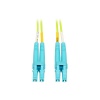 33FT Tripp Lite LC to LC Multimode Duplex Fiber Optics Patch Cable - Lime Green Image