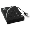 1TB Apricorn Padlock AES XTS USB3.0 External Hard Drive - Black Image