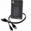 500GB Apricorn Aegis Fortress USB3.0 External Hard Drive - Black Image