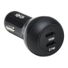 Tripp Lite Dual-Port USB Type-C Car Charger with 45W PD Charging - Black Image