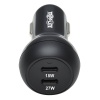 Tripp Lite Dual-Port USB Type-C Car Charger with 45W PD Charging - Black Image