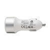 Tripp Lite Dual-Port USB Car Charger with PD Charging - White Image