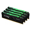 32GB Kingston Technology FURY Beast RGB 3200MHz DDR4 Quad Memory Kit (4 x 8GB)